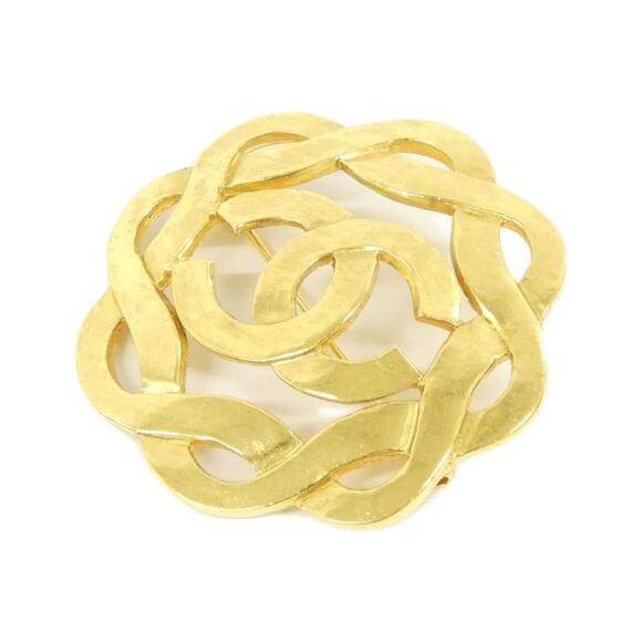CHANEL Gold Brooch - Picture 1 of 3